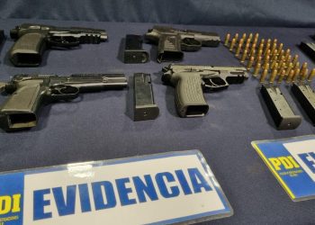 PDI Los Andes desbarata organización transnacional dedicada al tráfico de armas