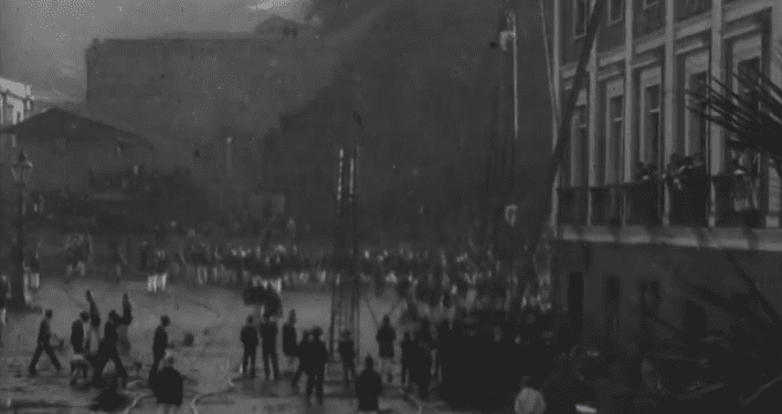 Equipo de Cine UV reversionará clásica película Ejercicio de Bomberos de 1902