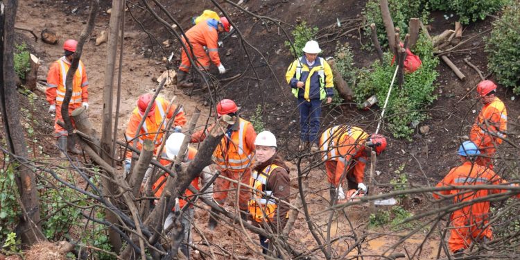 4 mil metros cúbicos de material se han retirado de quebradas y cuencas afectadas por megaincendio