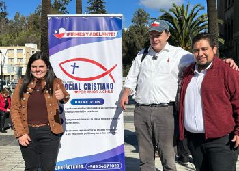 Partido Social Cristiano entrega apoyo a Iván Poduje como candidato a alcalde por Viña del Mar