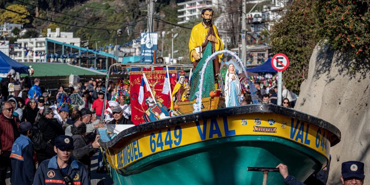 Así se vivió la Fiesta de San Pedro en la Caleta Higuerillas de Concón