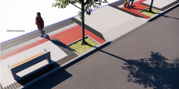 Viña del Mar: Renovación de aceras en calle Arlegui