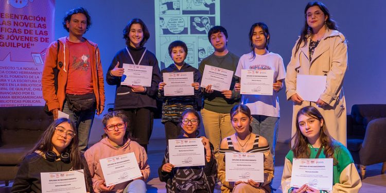 Jóvenes de Quilpué celebran la finalización del taller «Manga y Cómics»: Una nueva ventana creativa en la Sala Nippochi