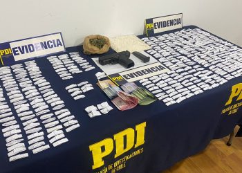 PDI detiene a una persona en operativo antidrogas en La Cruz