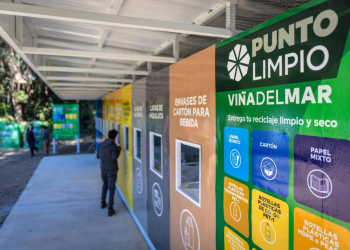 Viña del Mar cuenta con nuevos puntos de reciclaje en el parque Quinta Vergara