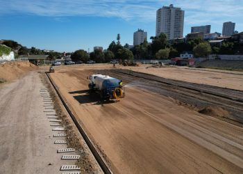 Avanzan obras del Estadio O’Higgins:  contará con pasto sintético beneficiando a más de 16 clubes deportivos de Valparaíso   