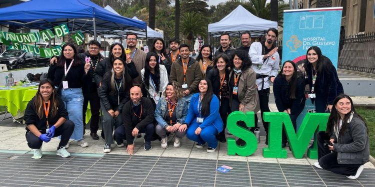 Hospital Dr. Gustavo Fricke celebra el Día de la Salud Mental junto a la comunidad de la red asistencial