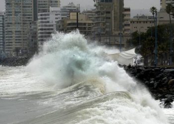 Emiten nuevo aviso de marejadas para la costa del país