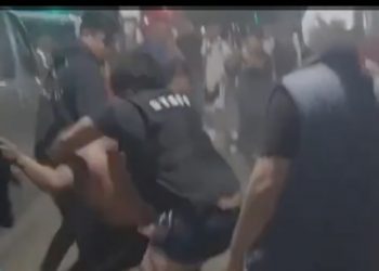 Brutal riña de comerciantes ambulantes deja un detenido en Iquique