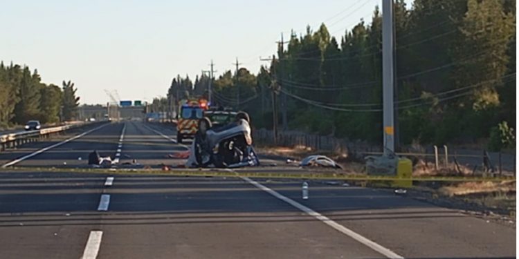 Investigan las causas de fatal accidente en Cabrero que causó la muerte de cinco personas