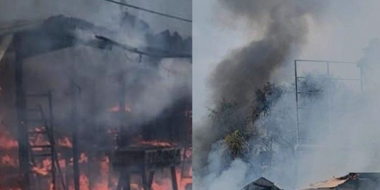 Una persona muerta y al menos 30 puestos quemados por incendio de fábrica de fuegos artificiales en Honduras