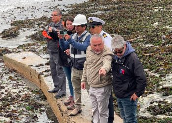 Graves daños en el borde costero de Algarrobo debido a las marejadas