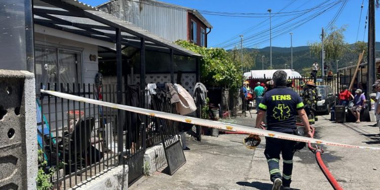 Incendio estructural en Chiguayante deja tres fallecidos