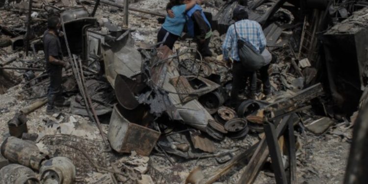 Damnificados del megaincendio anuncian huelga de hambre por falta de soluciones