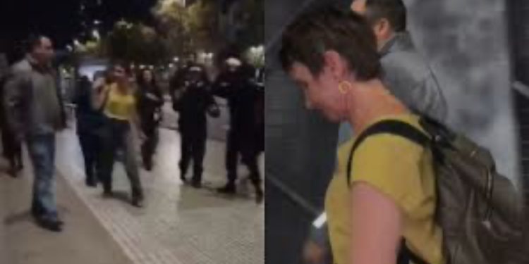 Se viraliza video donde Carolina Tohá es agredida por manfiestantes en la vía pública