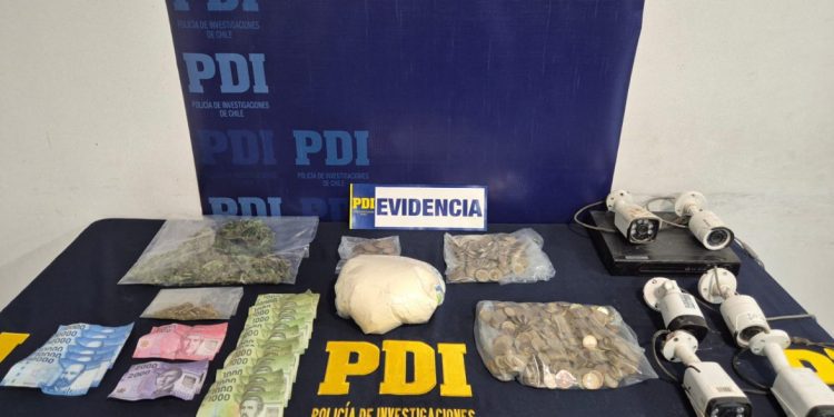 PDI detiene a tres hombres que se dedicaban a comercializar drogas en Putaendo