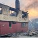 Un liceo destruido y decenas de viviendas quemadas deja saldo de gigantescos incendios en el sur
