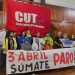 Central Unitaria de Trabajadores anuncia paro nacional para el próximo 03 de abril