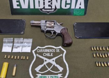 Carabineros detuvo a sujeto que disparaba desde un auto en Limache