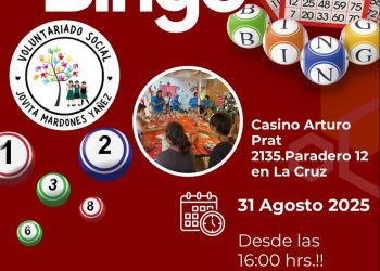 Gran bingo solidario en la comuna de La Cruz