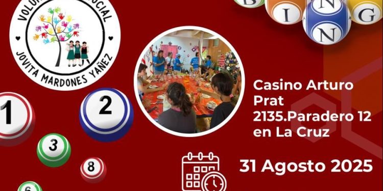 Gran bingo solidario en la comuna de La Cruz