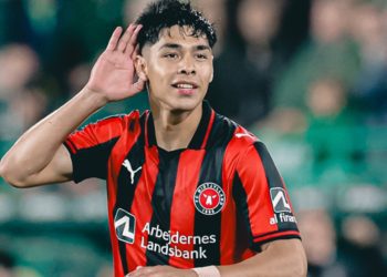 Darío Osorio nuevamente figura en Dinamarca con gol y una asistencia