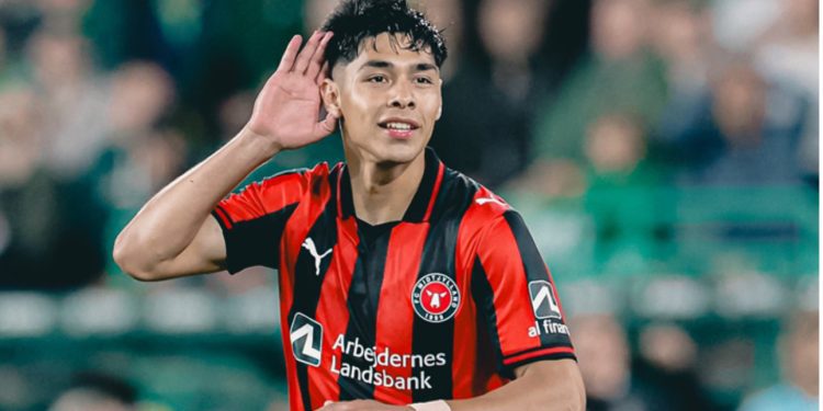 Darío Osorio nuevamente figura en Dinamarca con gol y una asistencia