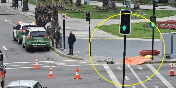 Accidente de tránsito dejó a motoclicista fallecida en Viña del Mar