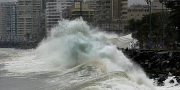 Marejadas golpearán a gran parte de la costa del país hasta el jueves