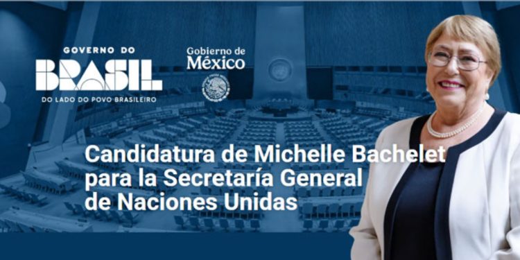 ExPresidenta Bachelet lanza página Web con programa de su candidatura a la Secretaría General de la ONU
