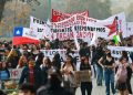 Manifestaciones en Santiago y Valparaíso por cuenta pública