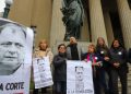 Familias damnificadas de El Olivar llegan a la Corte por paralización de viviendas y cuestionan a Ministro Poduje