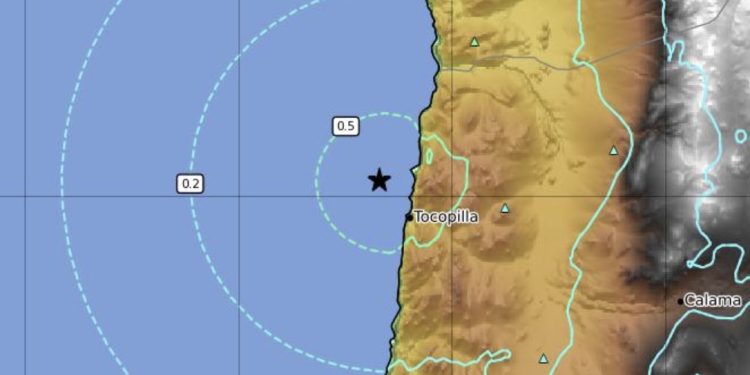Sismo 4.9 se percibe en tres regiones del país y tuvo su epicentro en Tocopilla
