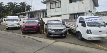 SEBV recupera cinco vehículos robados en Valparaíso y Viña del Mar