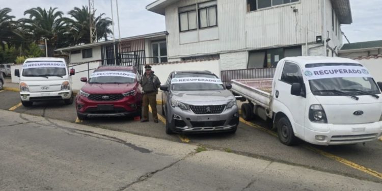 SEBV recupera cinco vehículos robados en Valparaíso y Viña del Mar