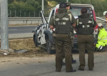 Dos personas mueren tras violento accidente de tránsito en Quilpué