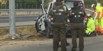 Dos personas mueren tras violento accidente de tránsito en Quilpué